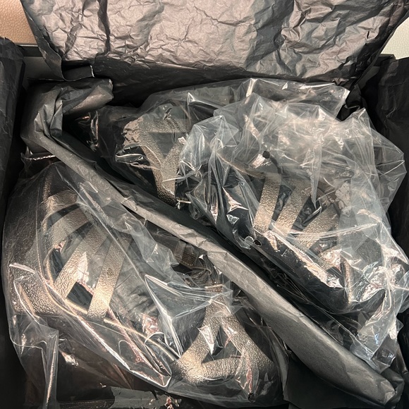 Saint Laurent platform chrome heels size 36.5 - Picture 8 of 10